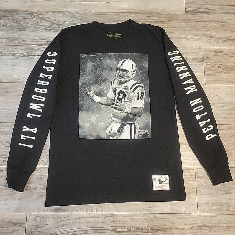 Mitchell & Ness x Super Bowl Peyton Manning Long Sleeve T-Shirt Adult Medium